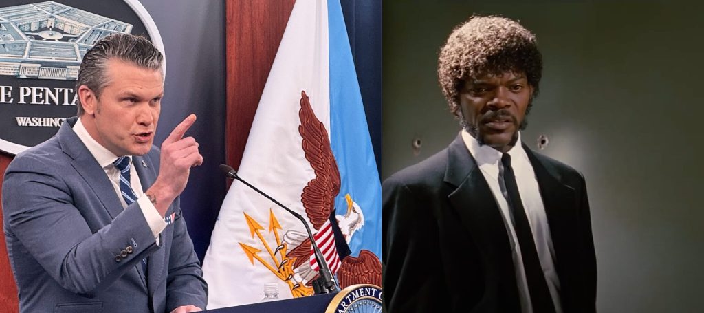 Pete Hegseth, gafă la Pentagon: A citat verset biblic din Pulp Fiction!