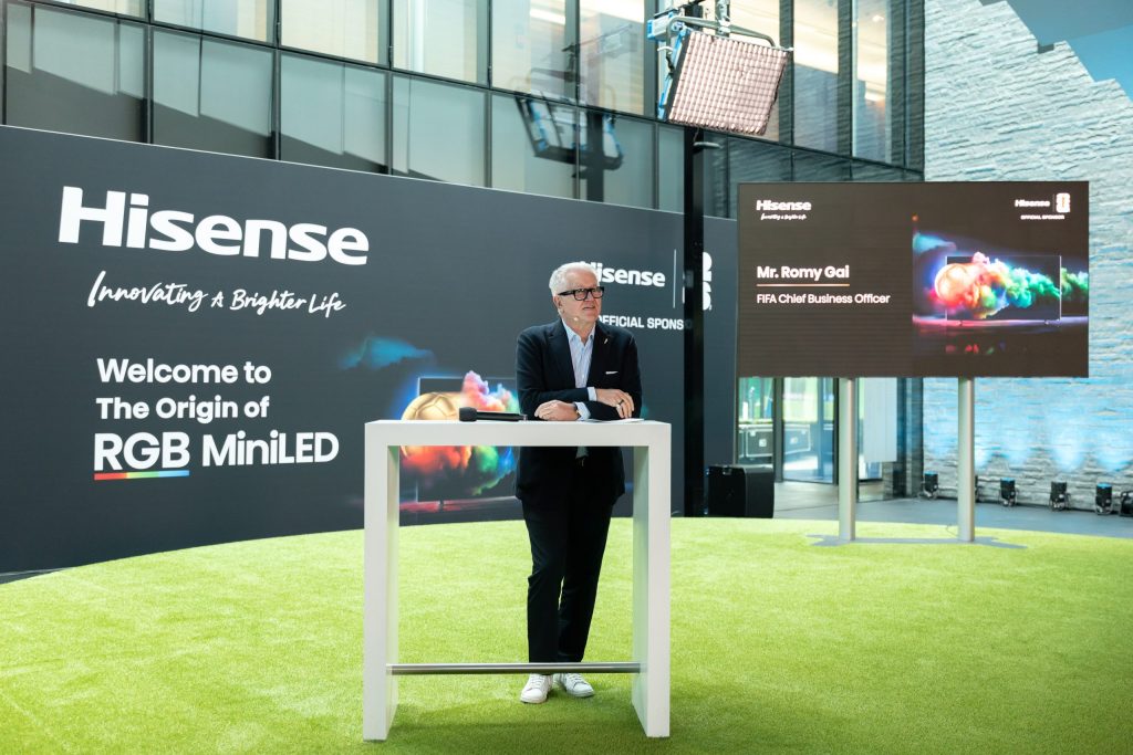 Hisense prezintă TV MiniLED 2026 la FIFA, în forța parteneriatului