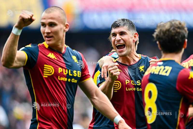Victorie cu emoții pentru Genoa: Sassuolo, învinsă la limită în Italia