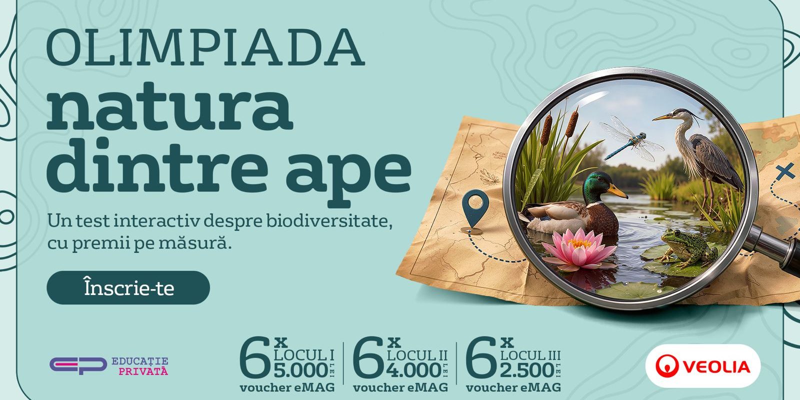 Veolia România organizează olimpiada de biodiversitate „Natura dintre Ape”
