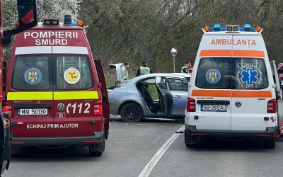 Accident GRAV la Mediaș: Planul Roșu activat, 6 răniți spre Moșna