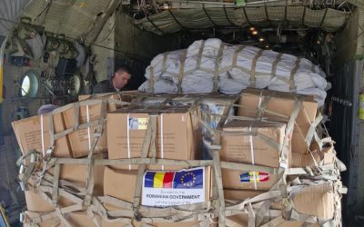 România trimite 15 tone de ajutoare în Liban: Avion MApN cu alimente și corturi