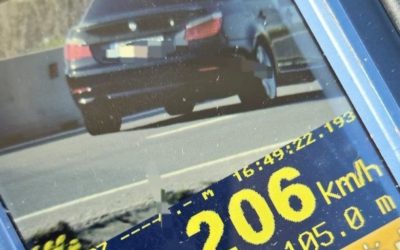 Șofer vitezoman, prins cu 206 km/h pe DN: „Piste de decolare”, zice Poliția