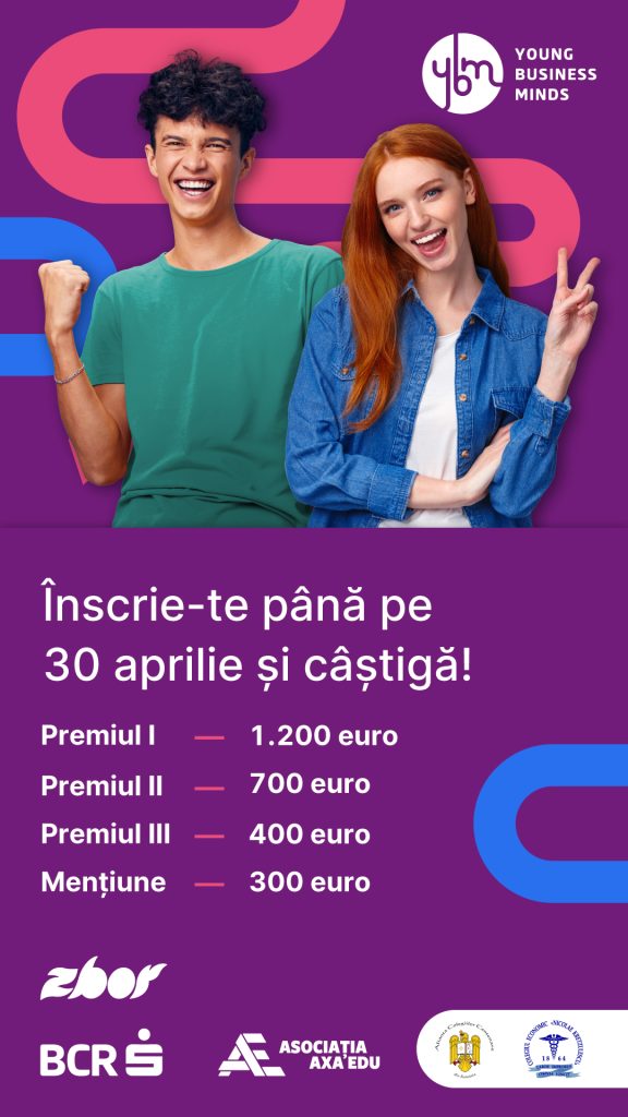 Young Business Minds revine: Înscrieri deschise pentru liceenii din București până pe 30 aprilie