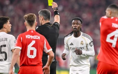 Arbitru, umilință în direct: Camavinga cu galben, Craioveanu explodează