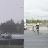Bărbat intruz în Irlanda: S-a urcat pe un avion militar american pe pistă