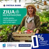 Patria Bank și Patria Credit, cadou de Ziua Microfinanțării: ZERO comision pentru micii antreprenori