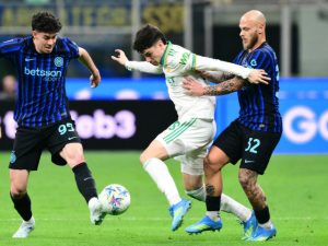 Calhanoglu, gol pentru inter în fața celor de la as roma