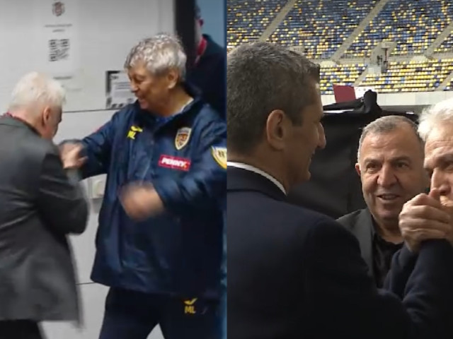Lucescu tatăl și fiul: Un gest respectuos repetat în două săptămâni