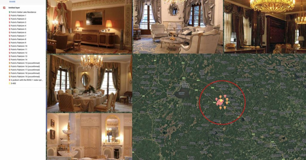 Putin se baricadează: Șapte turnuri antiaeriene, ridicate la reședința de la Valdai