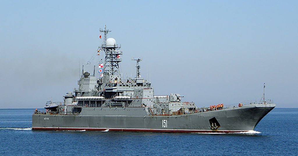 Unitatea Specială „Ghosts” lovește două nave rusești în Crimeea, Tuapse în flăcări