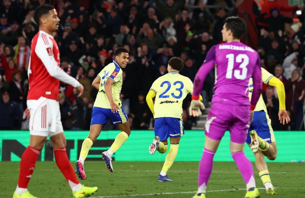 Arsenal, umilită de o necunoscută din liga a doua