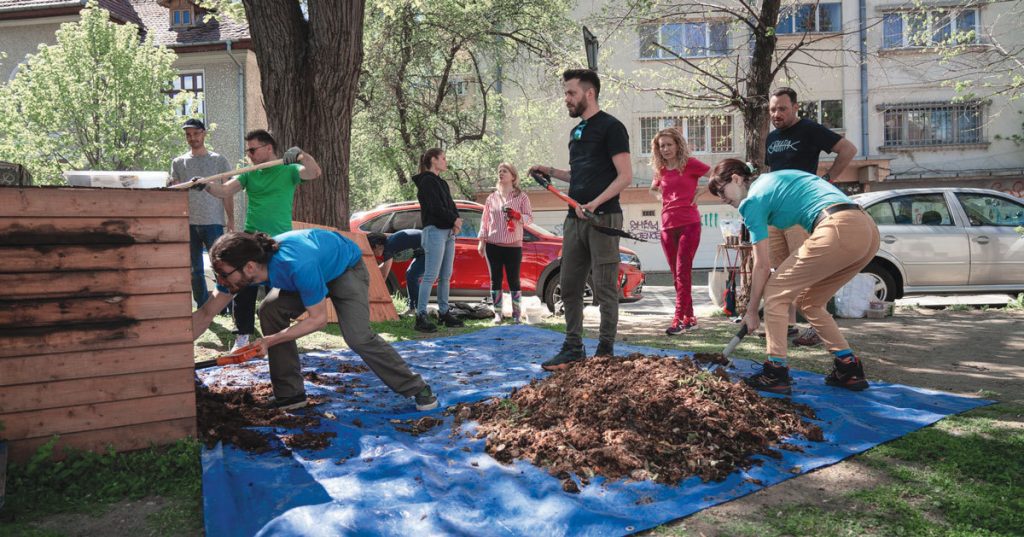 București: Deșeuri biodegradabile devin îngrășământ pentru grădini