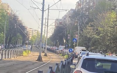 București: Haos în trafic, după noua bandă unică pentru autobuze. Șoferii, revoltați online