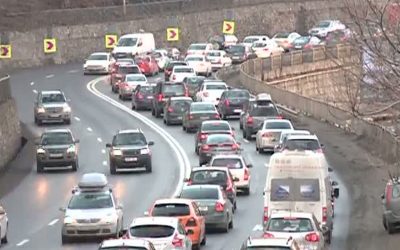 Blocaj total pe Valea Prahovei, aglomerație spre București