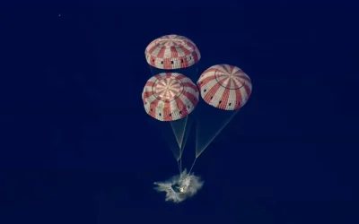 Orion a aterizat perfect: Misiunea Artemis II, un succes epocal cu 4 astronauți acasă