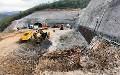 Noi imagini pe A1 Sibiu-Pitești: Secțiunea cu șapte tuneluri, pas vital