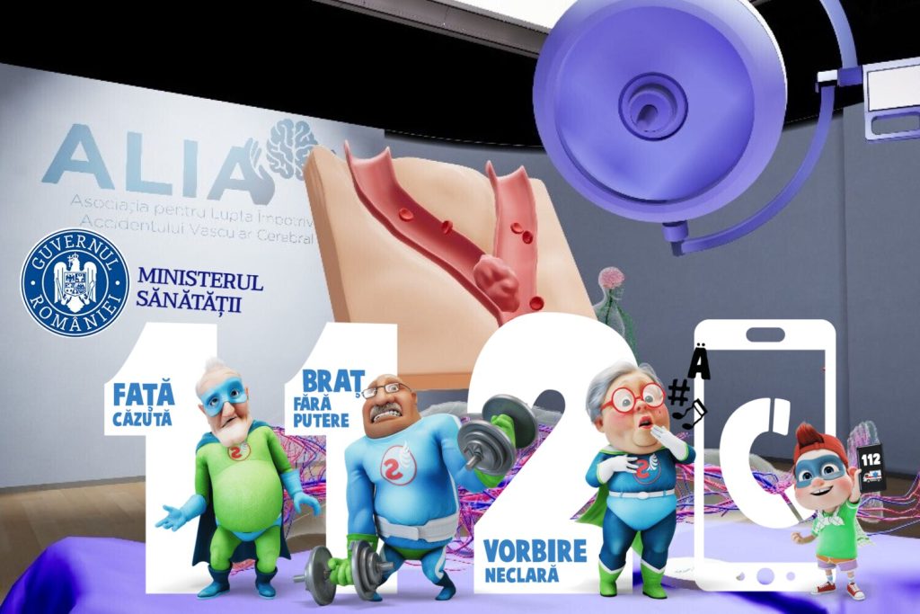 Ministerul Sănătății și ALIA, campanie de conștientizare AVC cu „Eroii FAST”