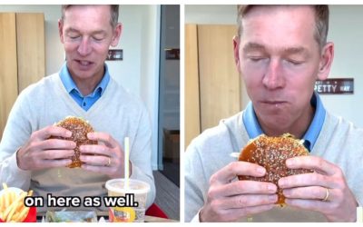 Șeful McDonald’s, „taxat” după ce-a gustat: Nici o îmbucătură din burger!