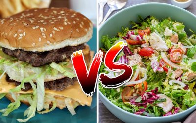 Salată cu ton vs. Big Mac: Ce crește mai mult numărul de calorii?
