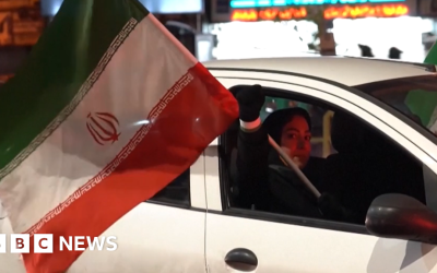 Iranieni, în stradă la Teheran după anunțul încetării focului