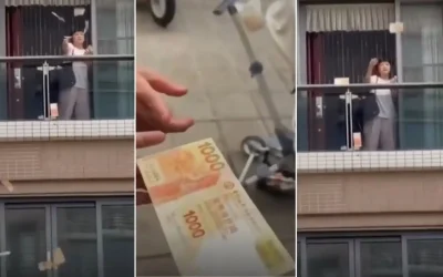 Soție furioasă a aruncat peste 160.000 dolari pe geam după ceartă cu soțul