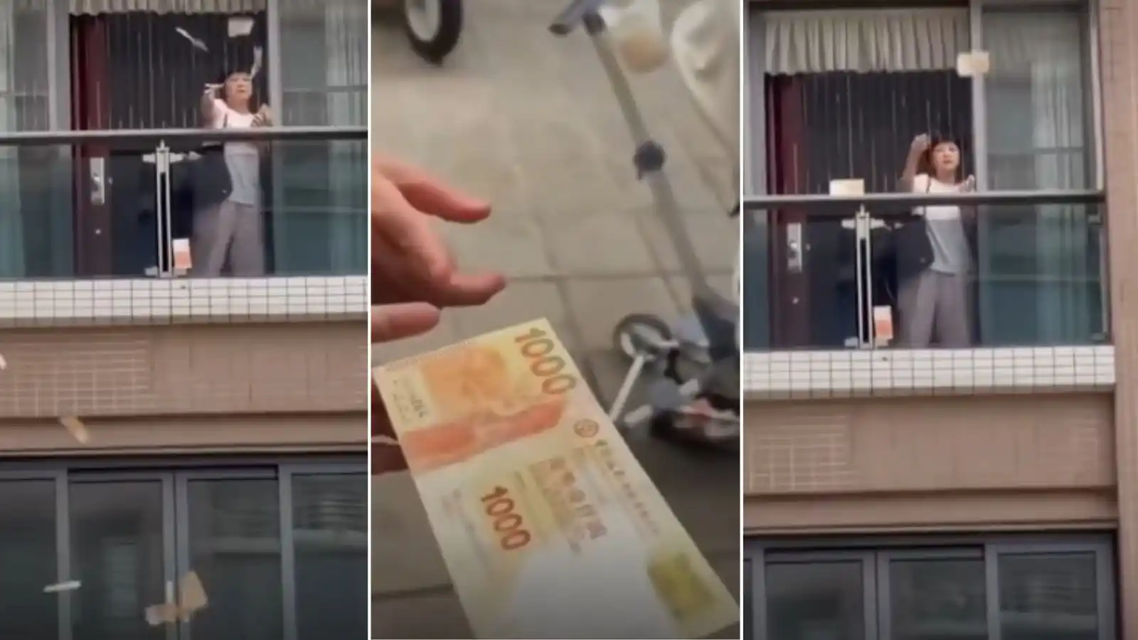 Soție furioasă a aruncat peste 160.000 dolari pe geam după ceartă cu soțul