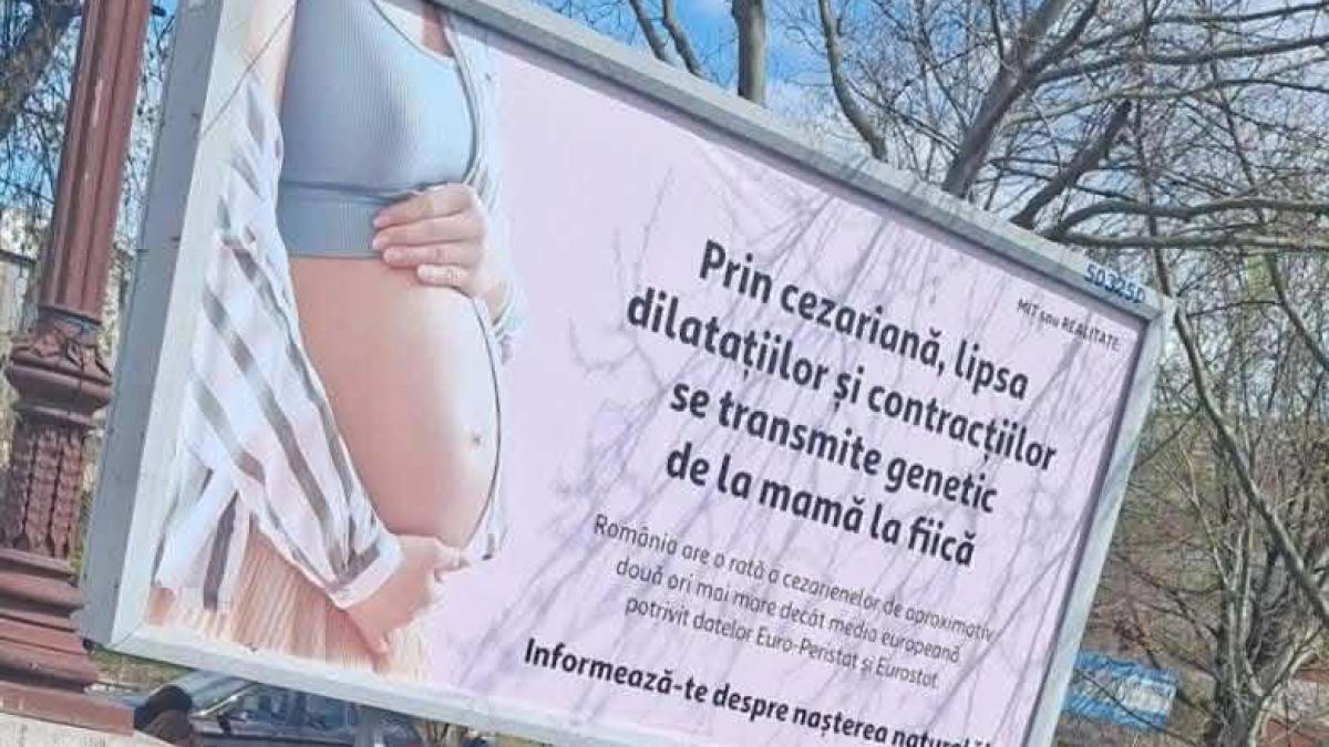 Ciucu dă jos panourile anti-cezariană: Decizia vine la cererea Primăriei București