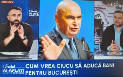 Ciucu, despre angajații primăriei București: „sunt prea mulți” – 400 de posturi, pe făraș