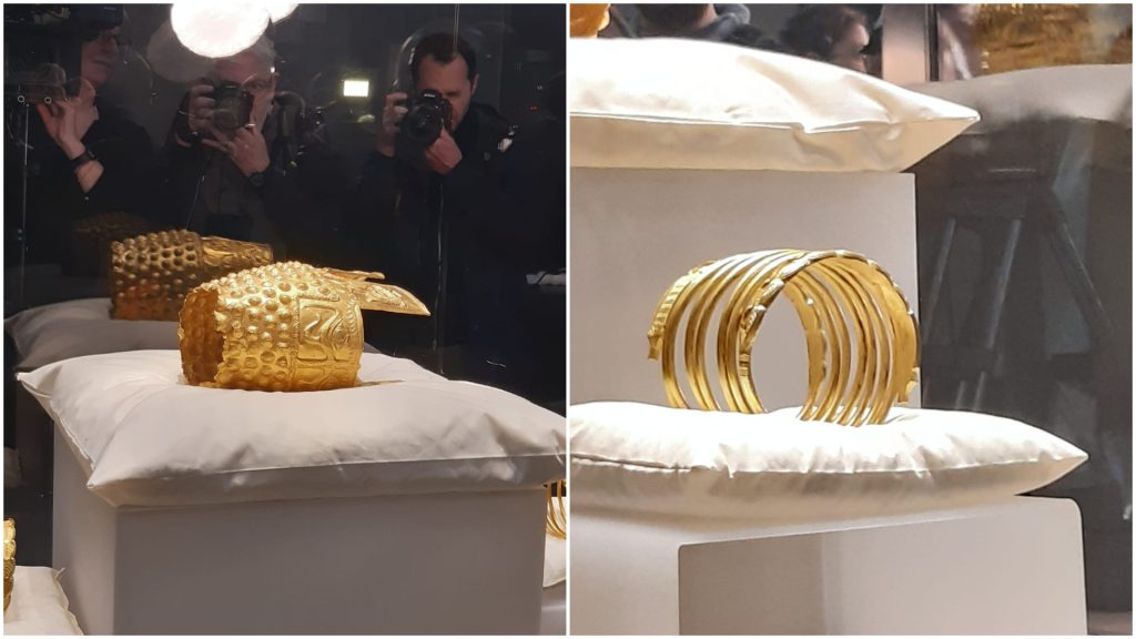 Coiful de la Coțofenești și brățările dacice, tezaur expus la Muzeul de Istorie