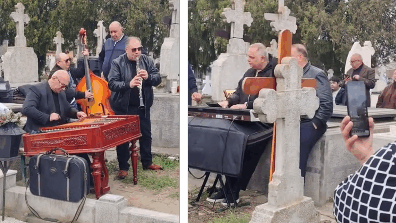 Concert inedit de Paști la Giurgiu: Dedicații pentru răposați, imagini șocante