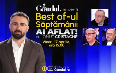 Gândul prezintă: Ionuț Cristache, în Best Of Ai Aflat! Ce nu știai