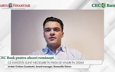 Cec Bank susține afacerile românești: Ostrov, vânzări online de vin explozive