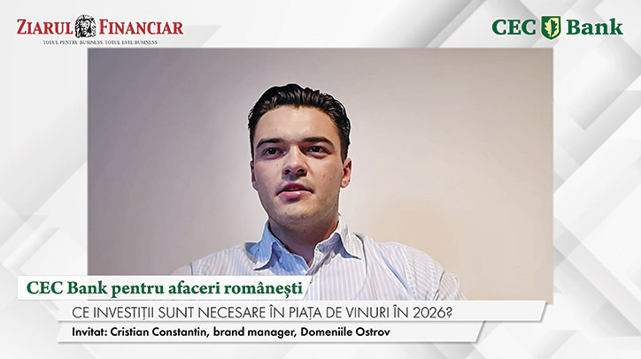 Cec Bank susține afacerile românești: Ostrov, vânzări online de vin explozive