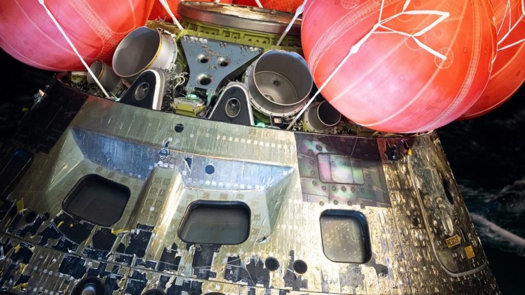 Orion, capsula NASA arsă de viu: A rezistat la peste 2.000 de grade