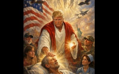 Trump, după poza cu el drept Isus: „Eram doctor și mergeam la Crucea Roșie”