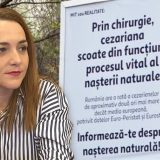 Senatoarea USR Cynthia Păun vrea interzicerea naşterii naturale. Ce spune politiciana, mamă