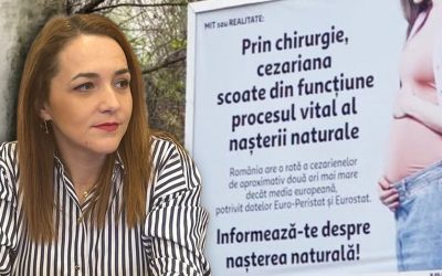 Senatoarea USR Cynthia Păun vrea interzicerea naşterii naturale. Ce spune politiciana, mamă