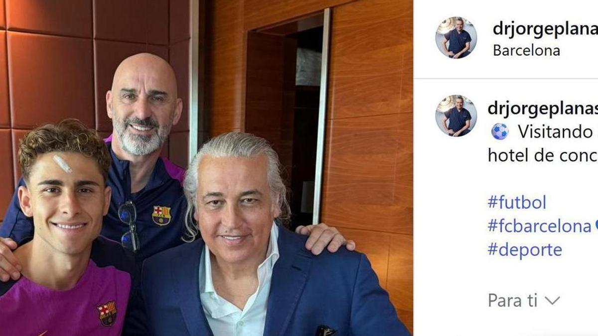 Chirurg Plastician, vizită-surpriză la Fermin Lopez, înaintea meciului cu Atletico
