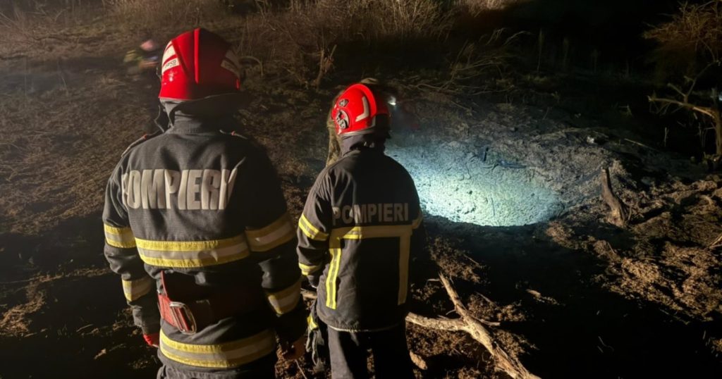 Dronă rusească prăbușită în România, lângă Tulcea, după atacuri în Ucraina