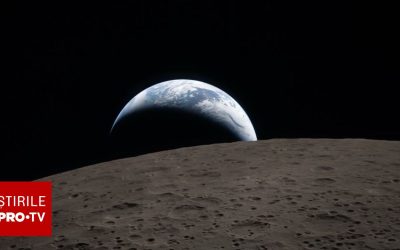 Astronauții au capturat imagini spectaculoase cu „apusul Pământului” și o eclipsă solară unică, oferind o perspectivă captivantă asupra frumuseții cosmosului