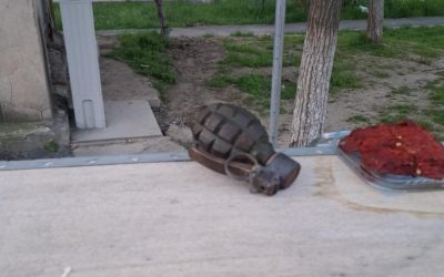 Grenadă Defensivă, Găsită pe Bulevard în Galați