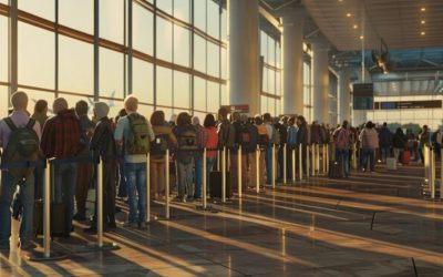 Haos în aeroporturile din Europa: Pasageri leșină la cozi. Avioane goale