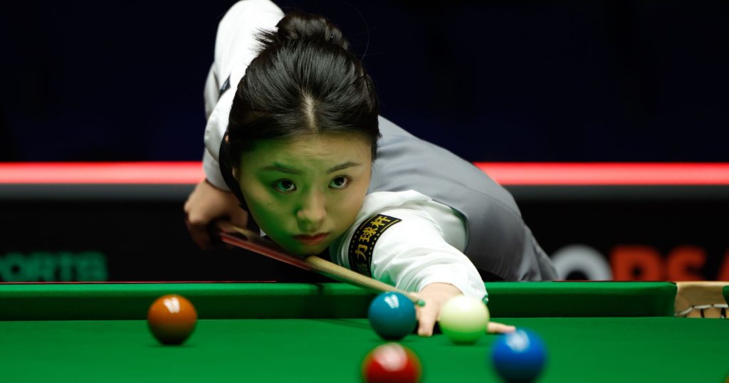 Bai Yulu, campioana mondială la snooker la feminin, a reușit o performanță istorică în calificările pentru Campionatul Mondial, însă șansele de a ajunge pe tabloul principal sunt minime