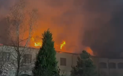Incendiu DEVASTATOR la Mănăstirea Bistrița din Vâlcea: Zece autospeciale au intervenit