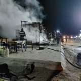 Incendiu la un fast-food din Cluj, noaptea-n miez, anchetă amplă