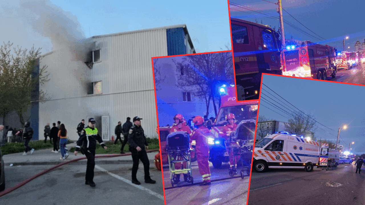 UPDATE VIDEO: INCENDIU devastator la Constanța! O fetiță, la spital
