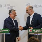 Kelemen Hunor, pe scena cu Viktor Orban: „Șeful ardelenilor” la Debrețin