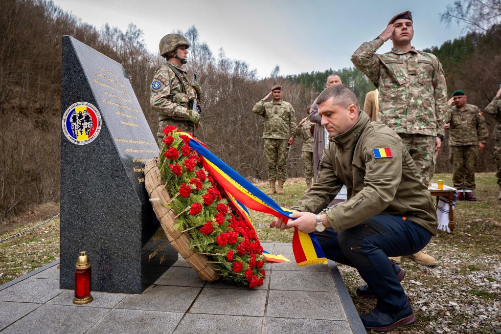 Lari Brînzan, omagiu emoționant în Bosnia pentru eroul căzut după 1990