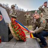 Lari Brînzan, omagiu emoționant în Bosnia pentru eroul căzut după 1990